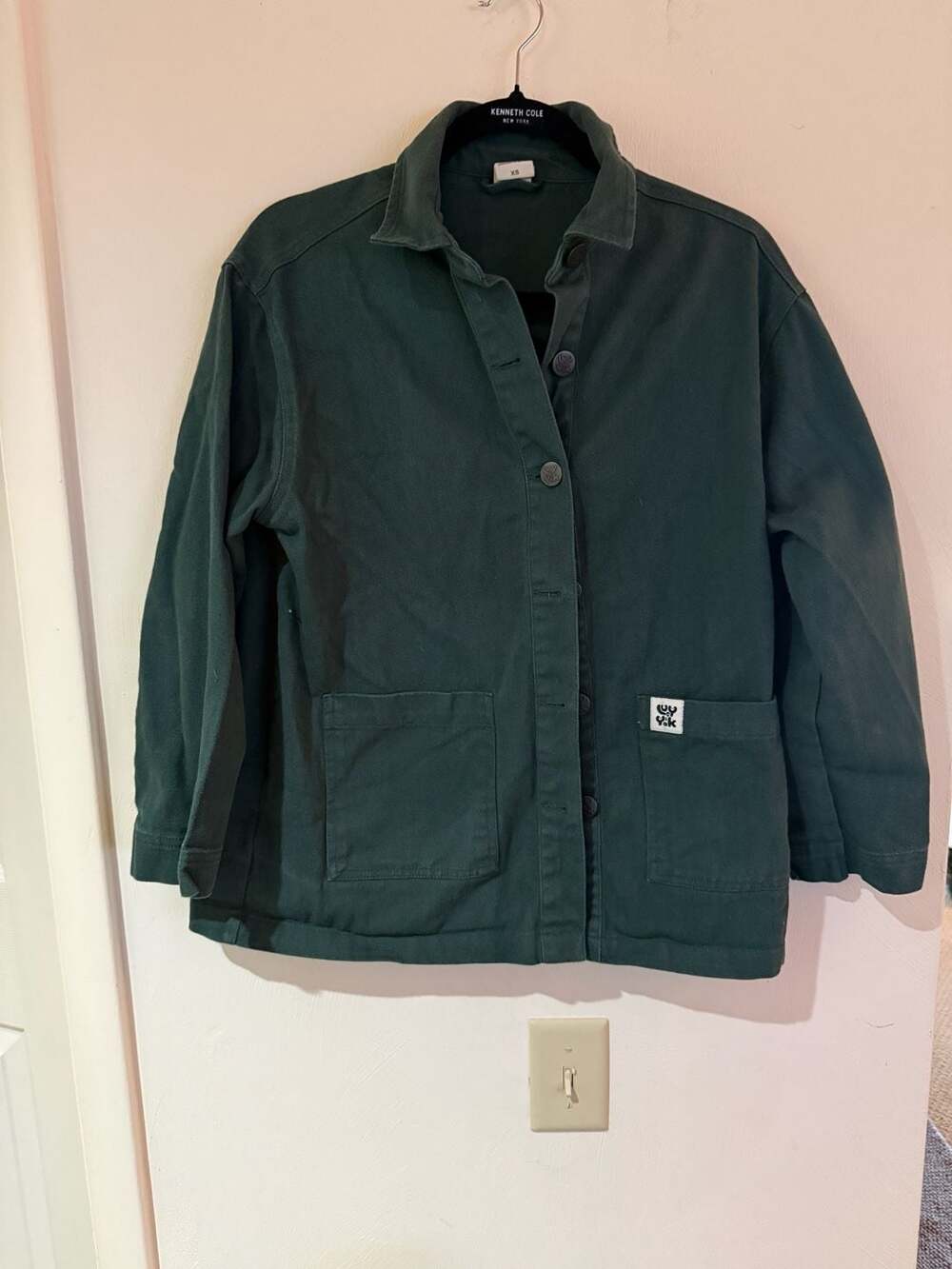 Lucy & Yak Organic Cotton Jacket Size XS Dark Green